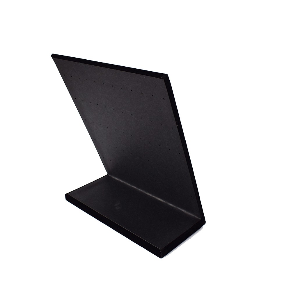Giá Đỡ Trưng Bày Bông Tai 60 / 120 Lỗ Hình Chữ L Bằng Nhung Nhiều Màu Sắc