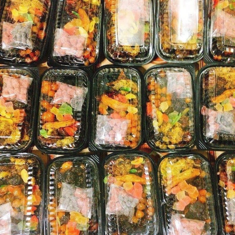 Ô Mai, Mứt hoa quả các loại Mix 12 loại hộp 500gr