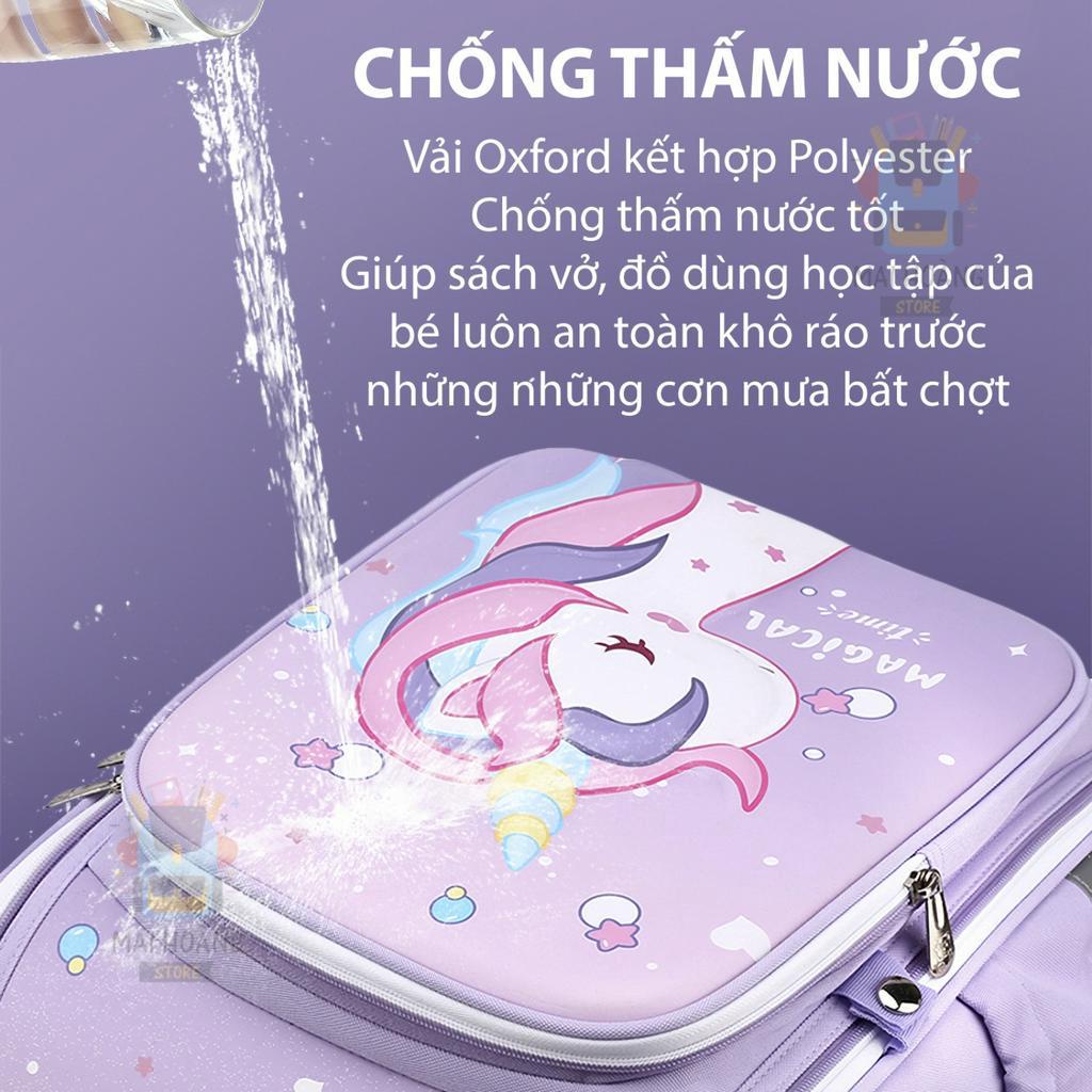 Balo, cặp sách cho bé tiểu học, balo bé trai, balo bé gái - Balo chống gù, siêu nhẹ, siêu bền, chống thấm nước - BL20