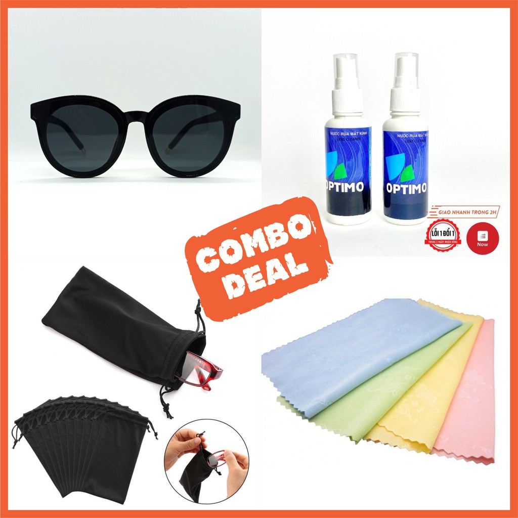 Kính mắt râm đen thời trang cao cấp nam nữ | BigBuy360 - bigbuy360.vn