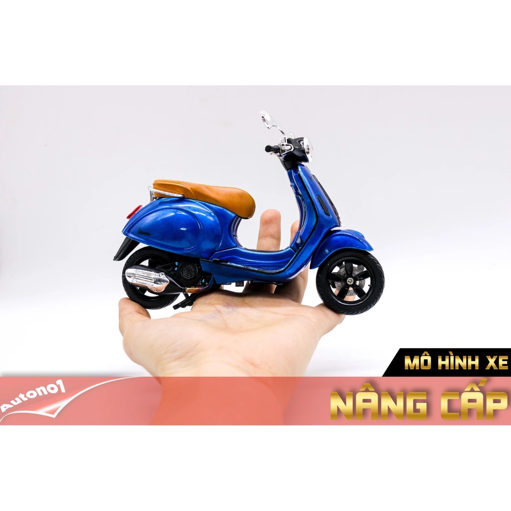 MÔ HÌNH XE ĐỘ VESPA PRIMAVERA 150 BLUE 1:12 AUTONO1 D187