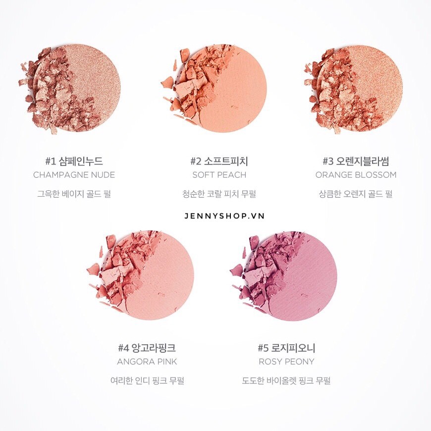 Phấn Má Hồng Klavuu Natural Powder Blusher