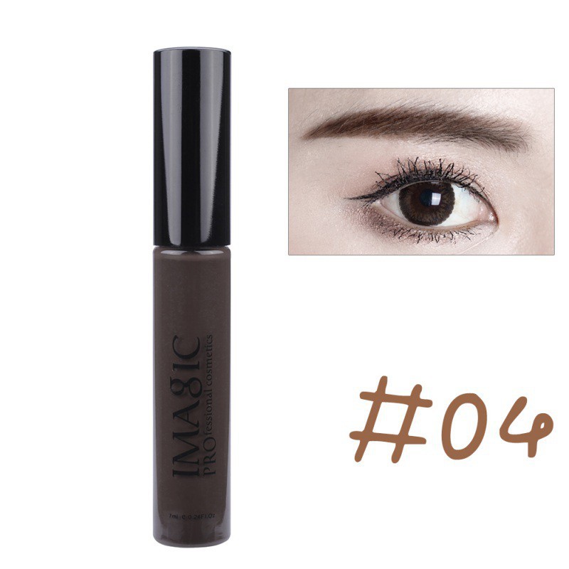 Mascara lông mày Imagic màu đậm trang điểm chống nước