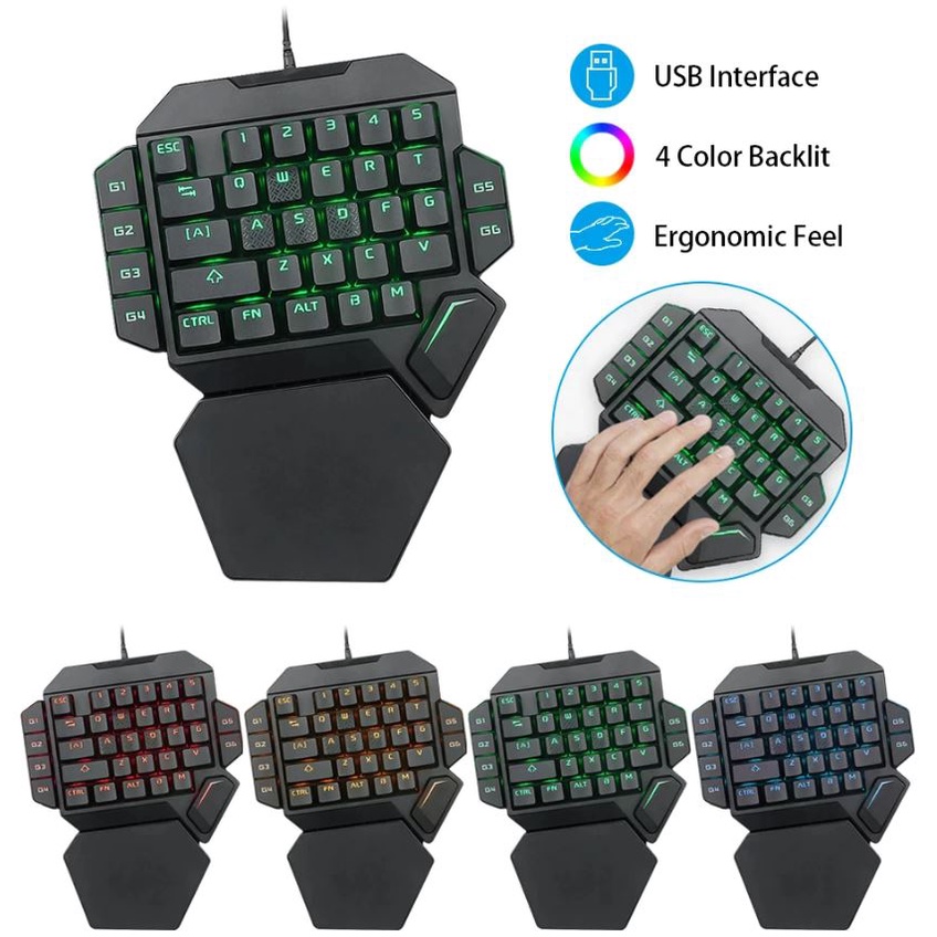 BC-NB-02.103 Bàn phím One-hand Gaming K50 siêu phẩm dành cho game thủ