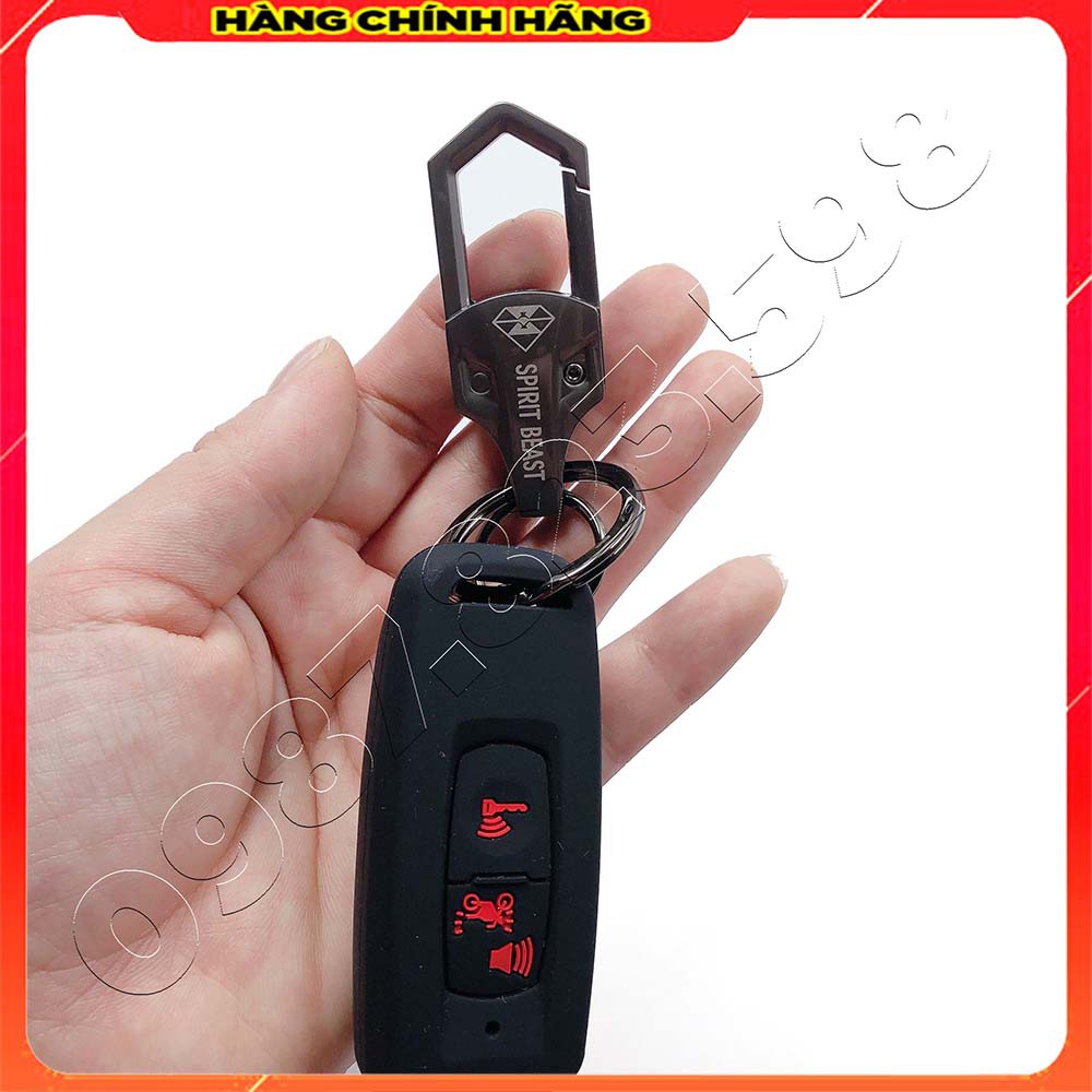 ( COMBO 2 Món SH350i ) Bọc Chìa Khóa Silicon Smartkey SH 350 và Móc Chìa Khóa Spirit beast Chính Hãng