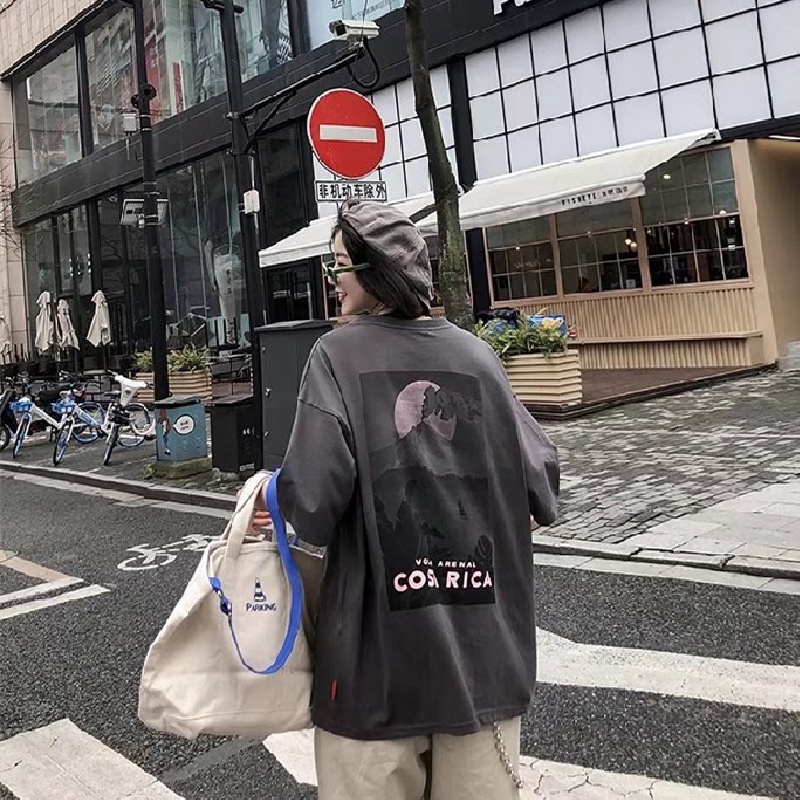 Áo Thun Nam Dáng Rộng In Chữ Phong Cách Hip Hop Thời Trang Mùa Hè Mới Cỡ Lớn M-8XL