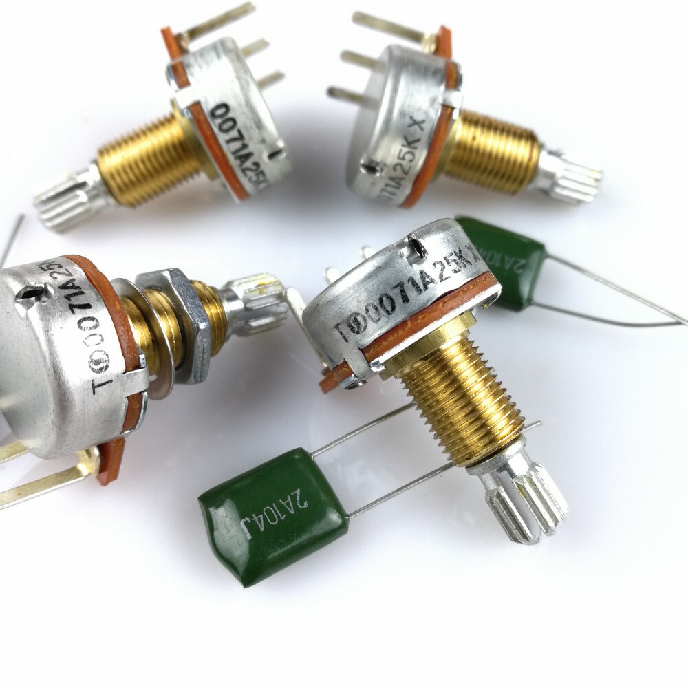 Sản Phẩm Mỹ 25K TQ EMG Chiết Áp Điện Tử Không Chứa Điện Dung Lượng Chính Hãng Cho Guitar Bass