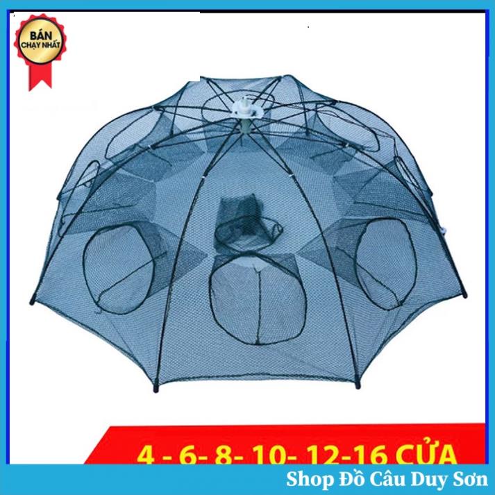 Lồng bát quái đánh bắt cá 4-6-8-12-16 cửa, lồng ô, lồng bẫy cá, sản phẩm giải trí cực kì thú vị