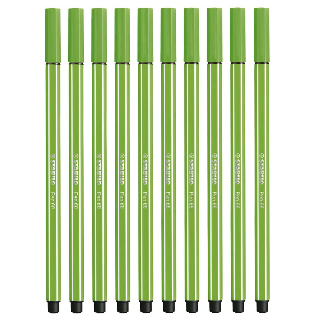 Hộp 10 Bút lông STABILO Pen 68 1.0mm (PN68/10)