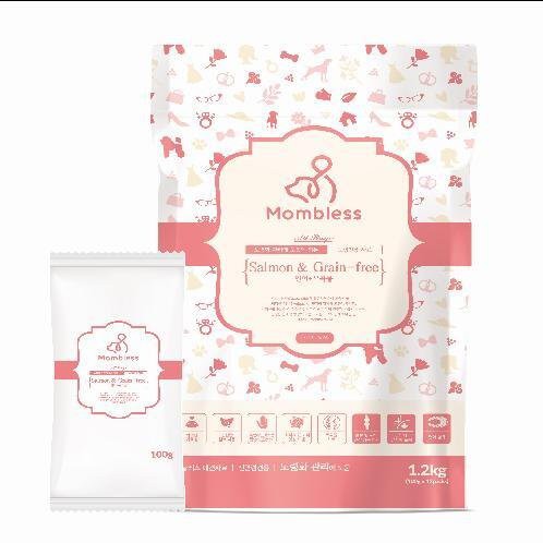 Thức ăn chó hạt mềm mombless 1.2kg
