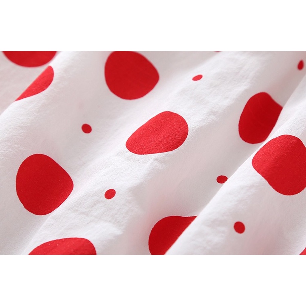 Set đồ mùa hè 2 món gồm áo liền quần không tay + mũ công chúa dễ thương cho bé gái sơ sinh