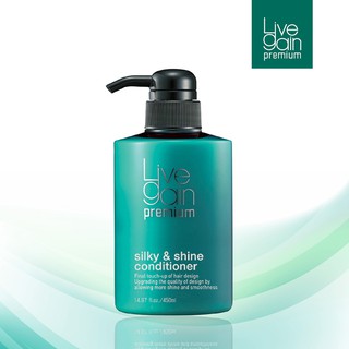 Kem xả hấp dinh dưỡng giữ màu phục hồi tóc nước hoa Silky & Shine Conditioner Livegain - 450ml