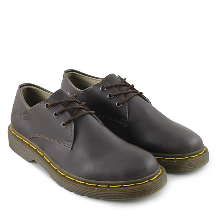 Dr.martens Giày Bốt Da Cổ Thấp Thời Trang Cho Nam Nữ