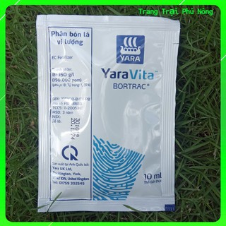 Phân Bón Lá Vi Lượng Yara Vita Bortrac Hợp Trí- Gói 10ml