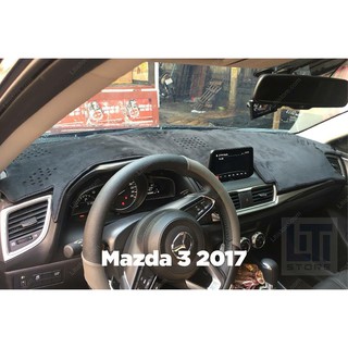 thảm taplo lông cừu loại đẹp mazda 3