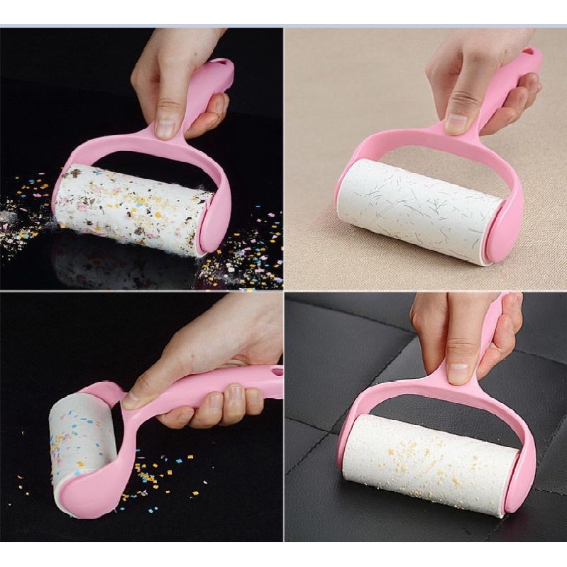 Cây lăn lông chó mèo kèm lõi - Cây lăn bụi bẩn lông tóc trên quần áo thảm sofa tiện lợi