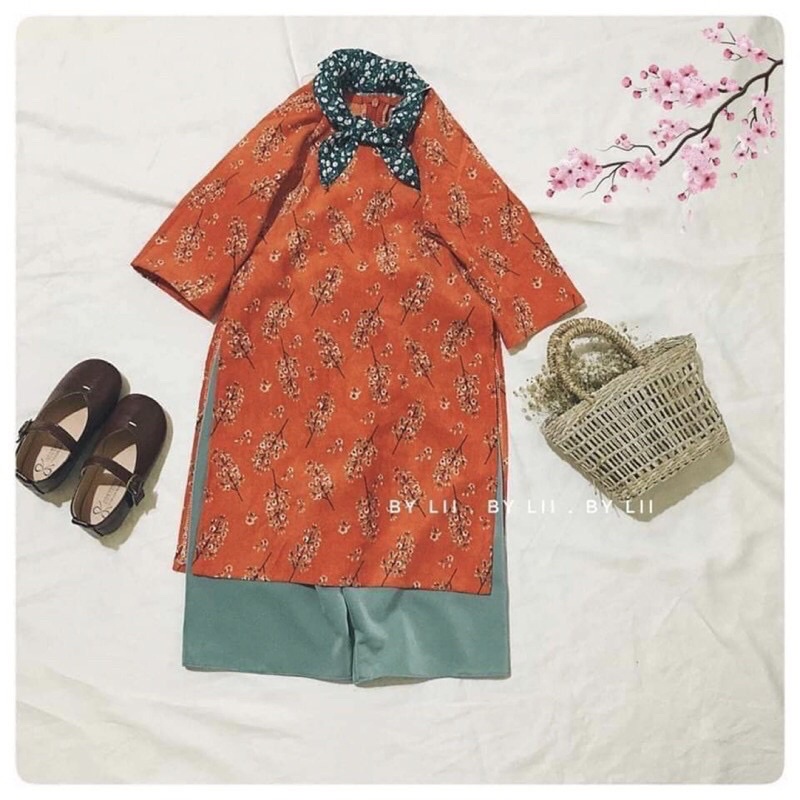 Vải nhung tăm hoa may áo dài mẫu tuyển chọn đẹp nhất