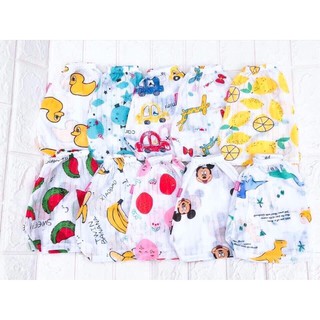 Quần cotton giấy cộc cho bé
