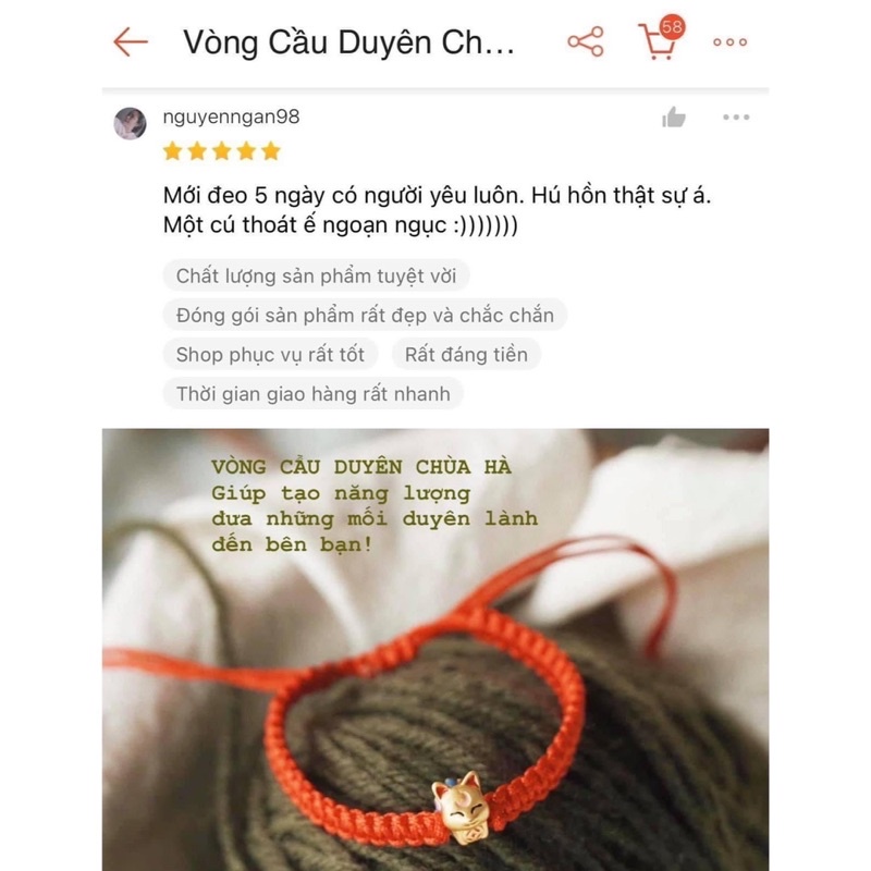 Vòng Cầu Duyên Chùa Hà