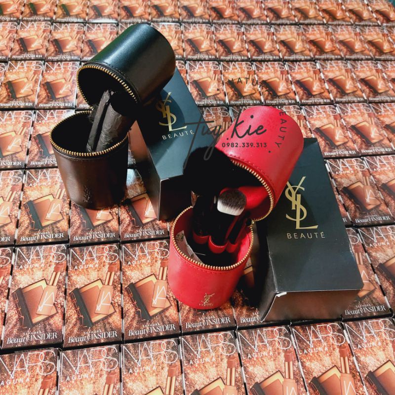 [ Gift Hãng 100% ] Sét Cọ Kèm Túi Của YSL Beauty