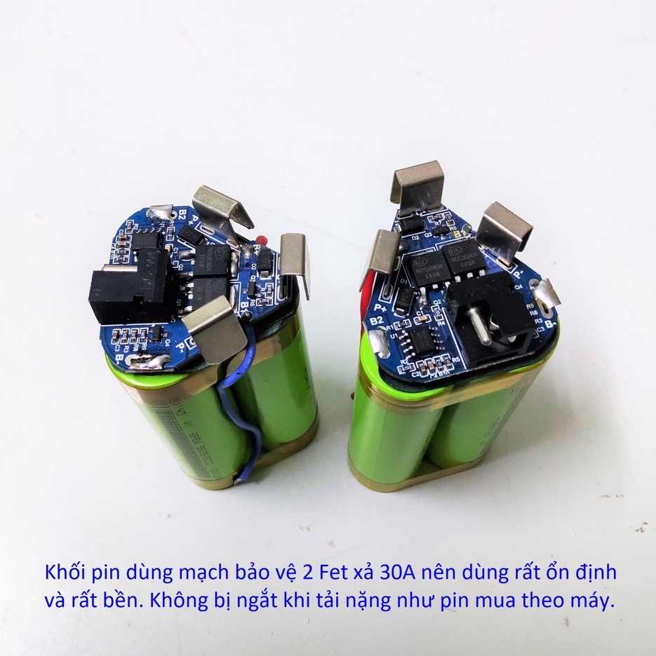 Pin máy khoan 3S 12v 2000MAH tam giác. Khối pin 3s 12.6V chuyên thay pin máy bắt vít, pin máy khoan 12v makita, bosch..