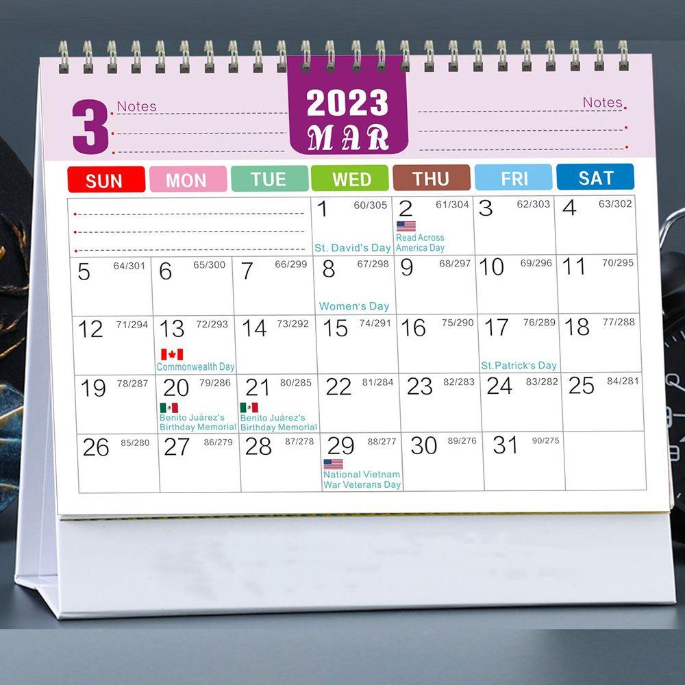 Lịch Để Bàn 2023 2023 Thiết Kế Dày Dặn Để Bàn Dạng Đứng