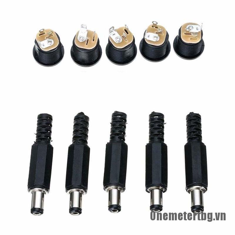 1 Set 10 Cặp Giắc Cắm Dc 12v 3a Đầu Đực + Đầu Cái | WebRaoVat - webraovat.net.vn