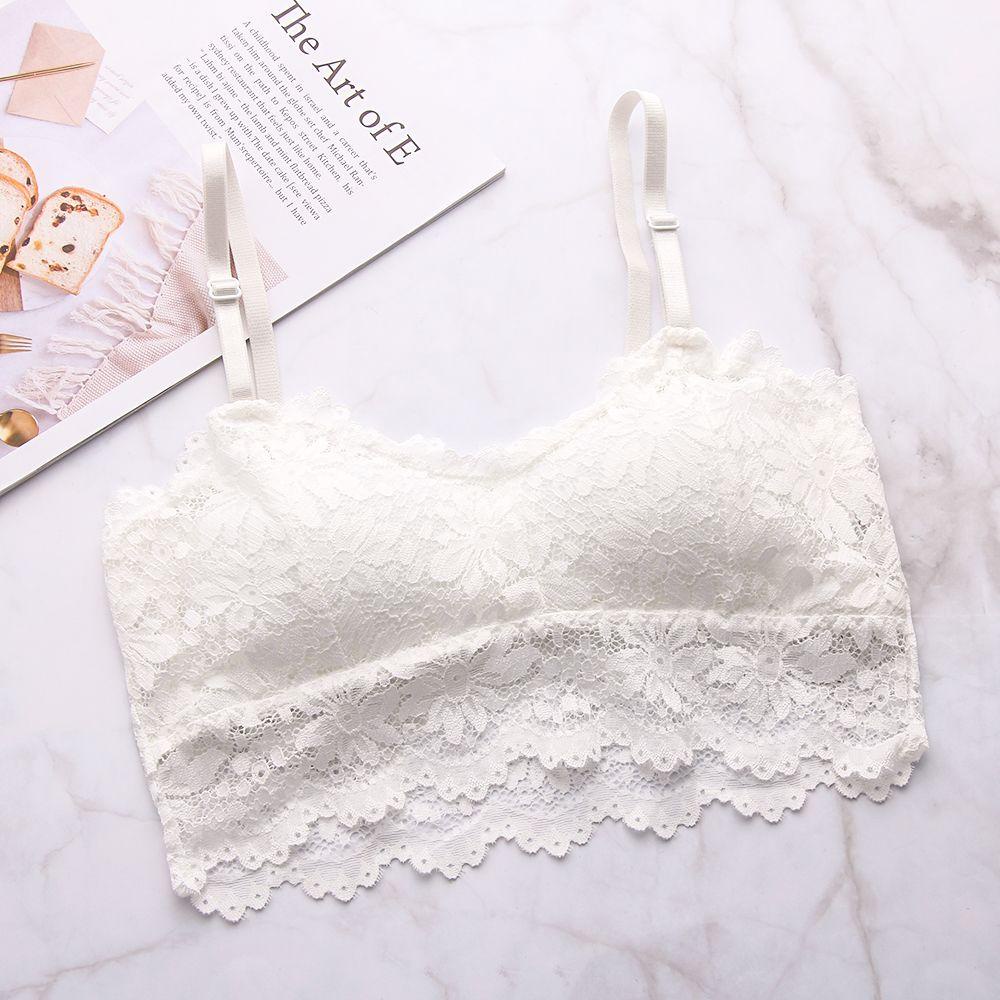 Áo Ngực Thể Thao Nâng Ngực Phối Ren Hoa Thời Trang