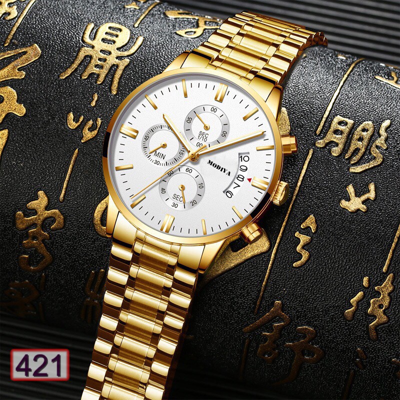 [Mã FAMARAL2 giảm 10K đơn 50K]ĐỒNG HỒ NAM MODIYA 421 DÂY KIM LOẠI THỜI TRANG CỰC ĐẸP | BigBuy360 - bigbuy360.vn