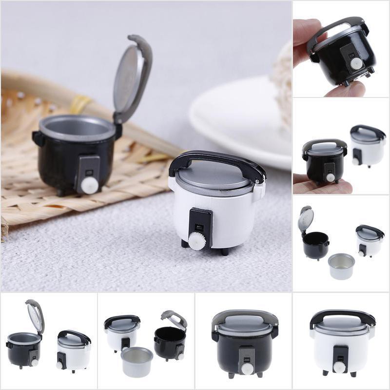 [HoMSI] 1:12 Miniature rice cooker food steamer warmer kitchen cookware dollhouse SUU