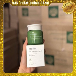Kem dưỡng ẩm innisfree Trà Xanh 50ml