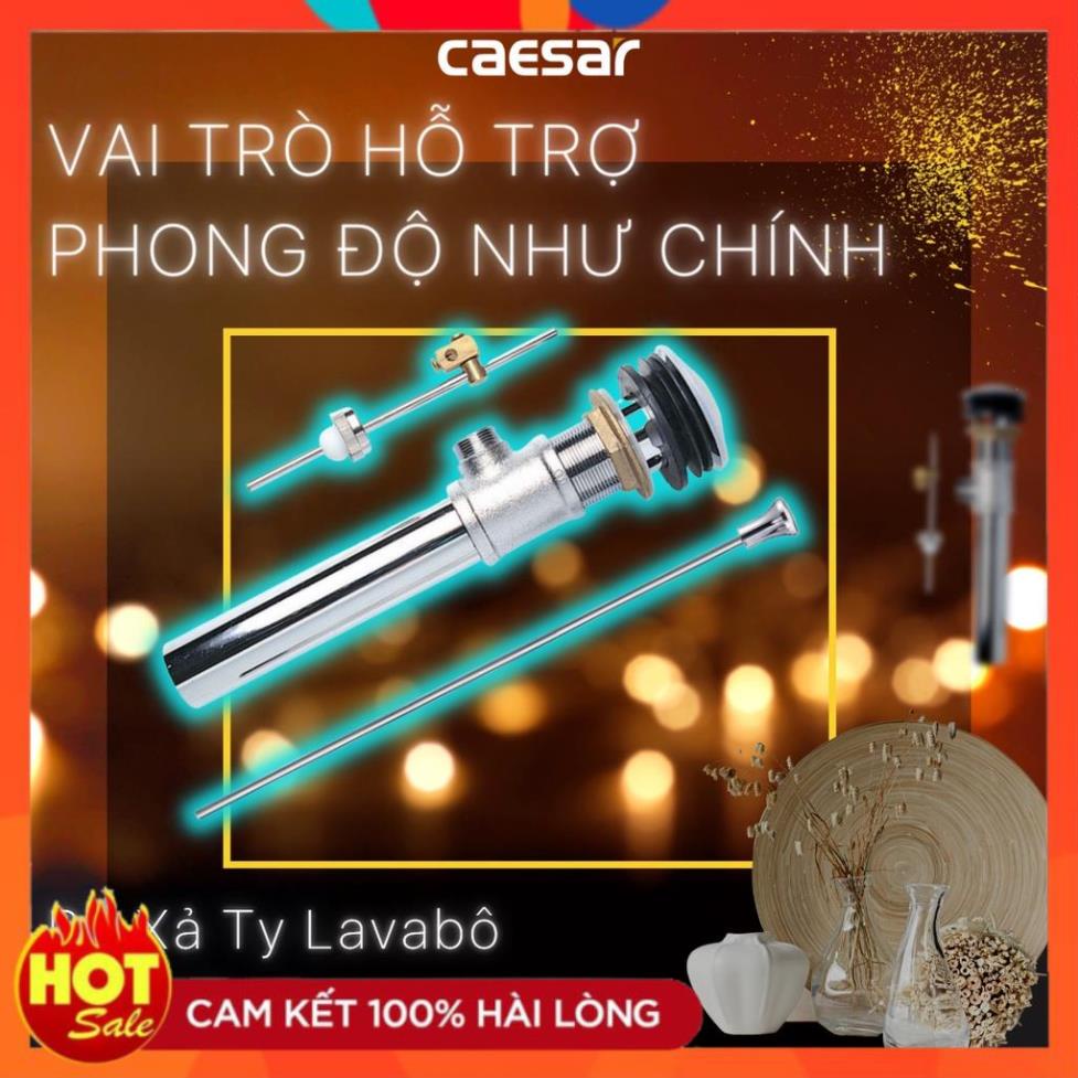 Bộ Xả Ty (Xả giật) Lavabo - BF603 CAESAR (Xi phông) chính hãng