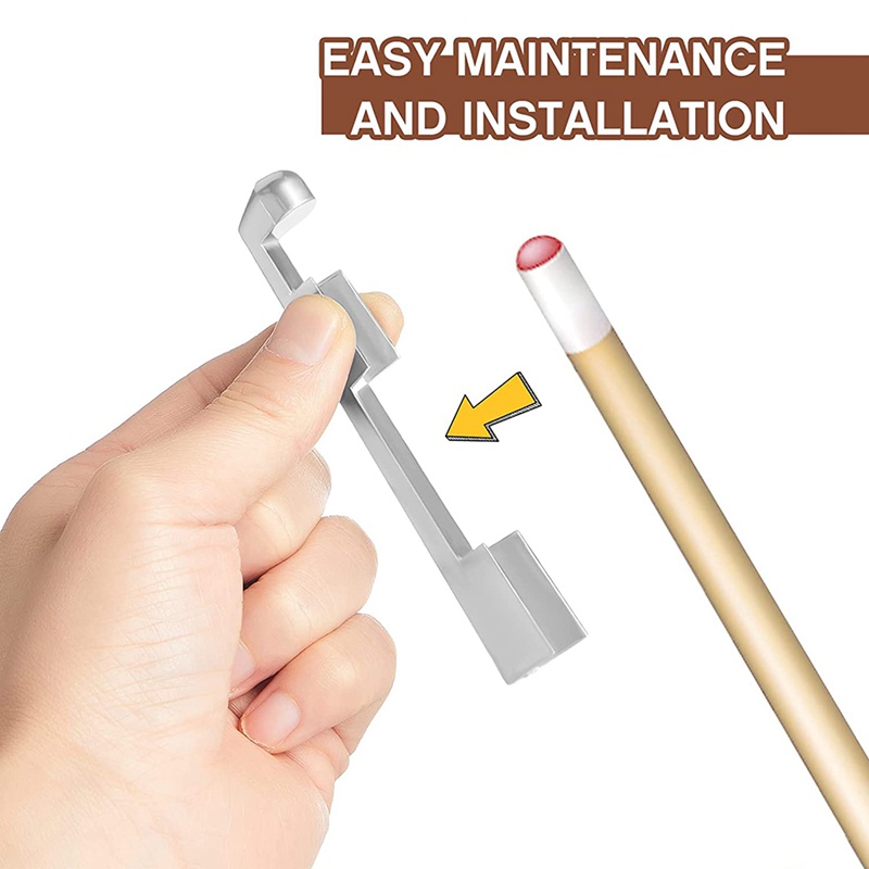 Set 3 Đầu Kẹp Cây Cơ Bida Bằng Hợp Kim Chất Lượng Cao
