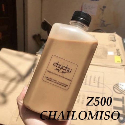 Combo 20 chai nhựa pet dẹp 500ml Z500 đựng thức uống, detox, nước ép, trà sữa