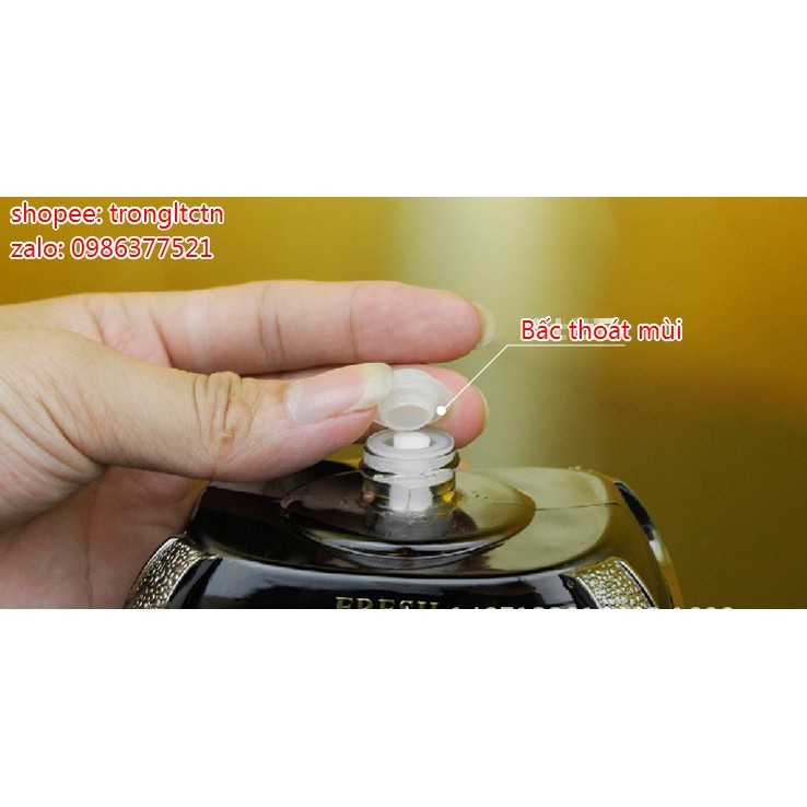 Nước hoa xe hơi chính hãng có La Bàn định hướng, LED nhấp nháy - G77