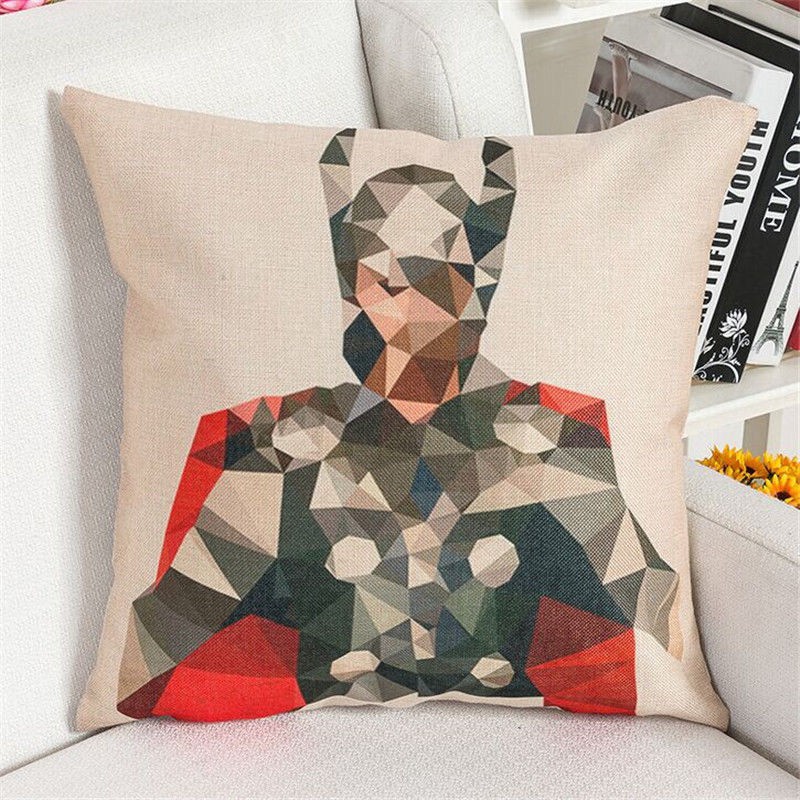 Vỏ gối kích thước 18" hoạ tiết hình Marvel sống động | BigBuy360 - bigbuy360.vn