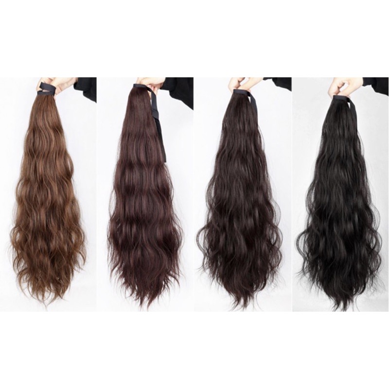 Tóc Giả Cột Xù Sóng Nước Dài 60cm b43