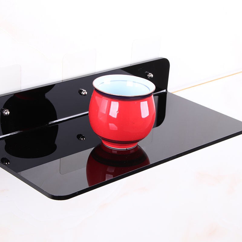 Kệ acrylic Vách ngăn treo tường bằng kính đục lỗ Laminate phòng tắm lưu trữ nhà bếp < | BigBuy360 - bigbuy360.vn