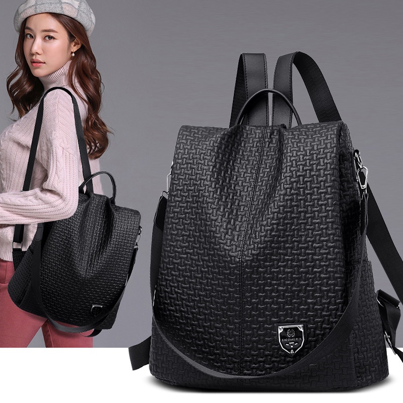 Balo Du Lịch Da Pu Chống Thấm Nước Cỡ Lớn Thời Trang Cho Nữ