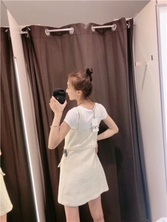 VÁY 2 DÂY DẠ TWEED