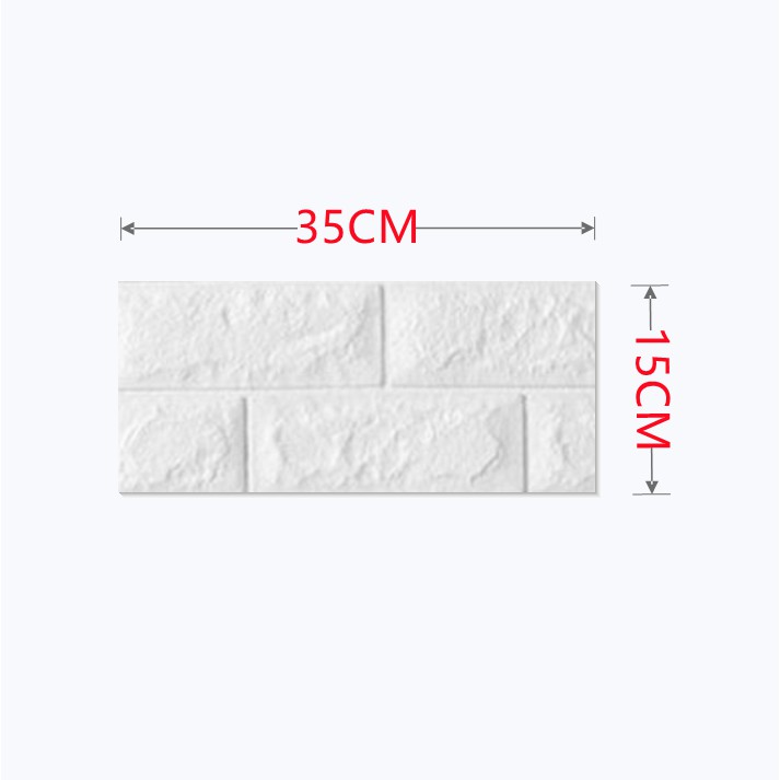 Phong Cách đơn Giản Kết Cấu Gạch Giảm Giá Hình Dán Tường 35 * 15 Cm Trang Trí Tường Cho Phòng Ngủ Keo Dán Tường Trang Trí | BigBuy360 - bigbuy360.vn