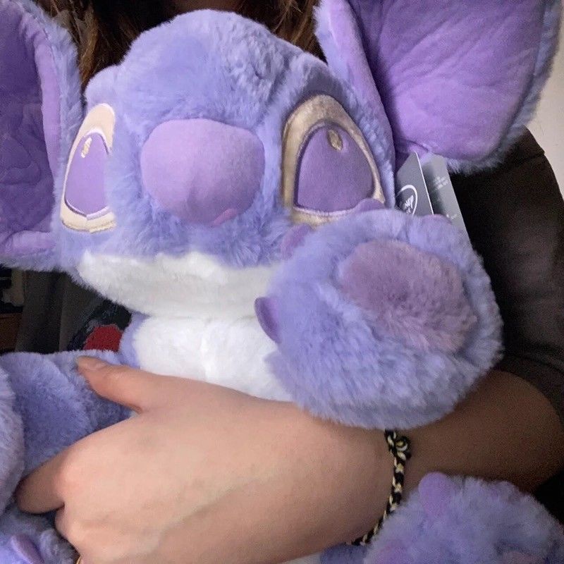 Thú Nhồi Bông Hình Nhân Vật Stitch Màu Tím Dễ Thương