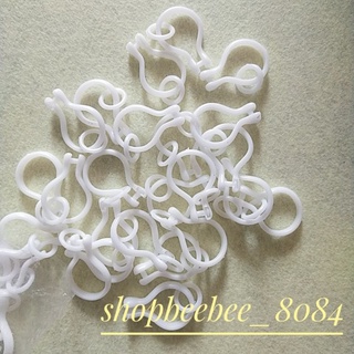 set 5 móc nhựa treo rèm 2 size