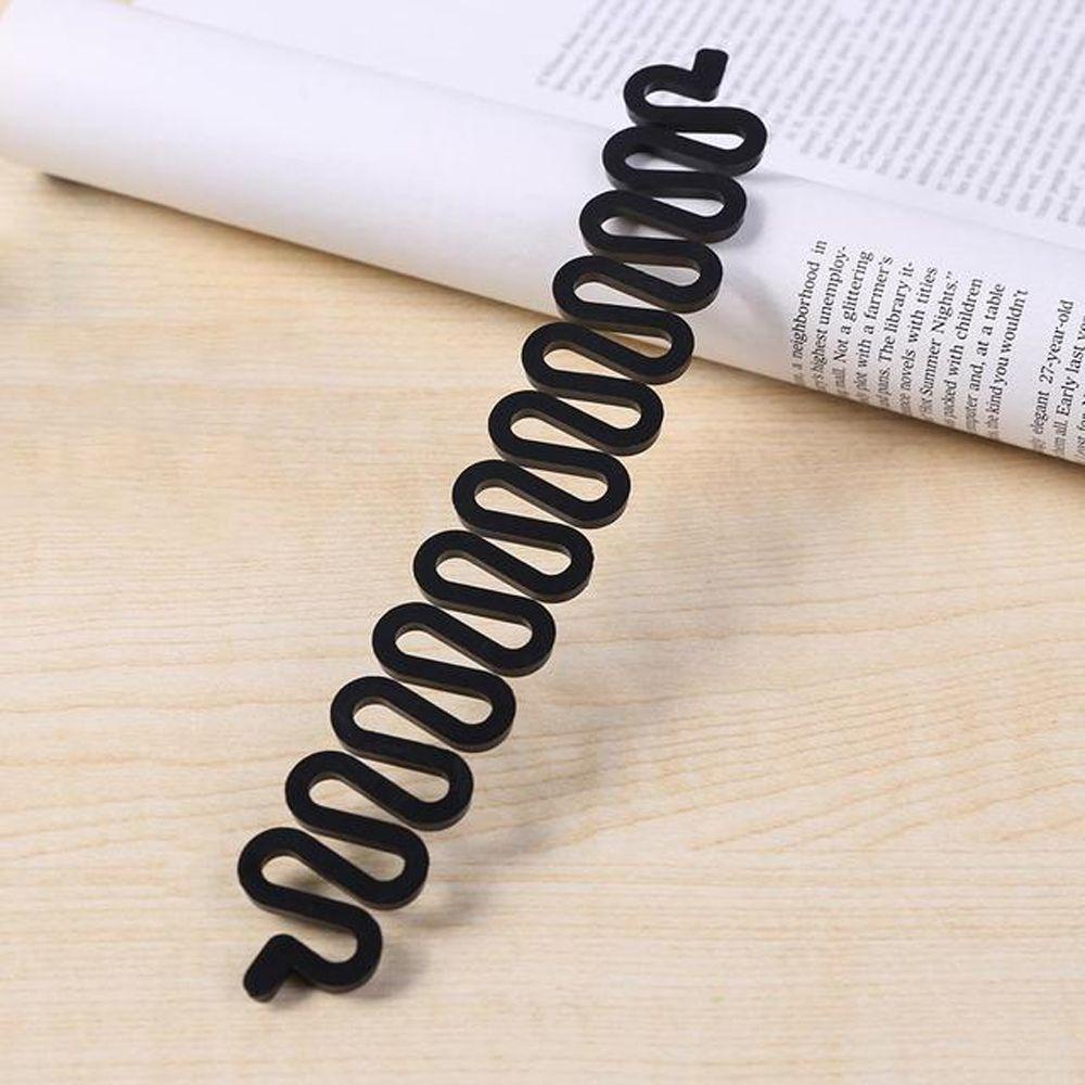 Kẹp Tết Tóc Bằng Nhựa Màu Sắc Đơn Giản Tiện Dụng DIY