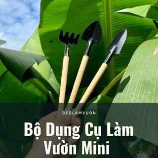 Bộ dụng cụ làm vườn mini 3 món đa năng