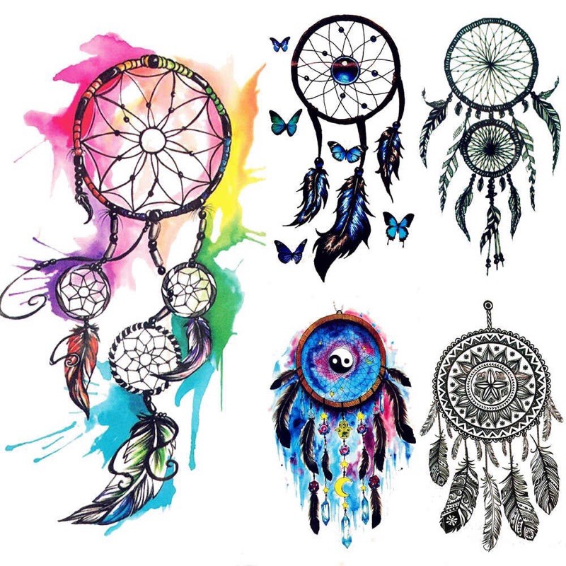 combo 30-60 cái sticker dreamcatcher decal bóc dán/ hình dán dreamcatcher