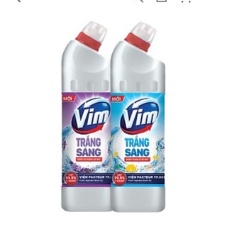 Vim Trắng Sáng Hương Chanh Sả Dịu Mát 880ml & Vim Trắng Sáng Hương Oải