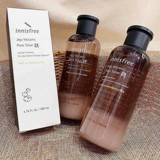 Nước Hoa Hồng Innisfree Jeju Volcanic Pore Toner 2X 200ml