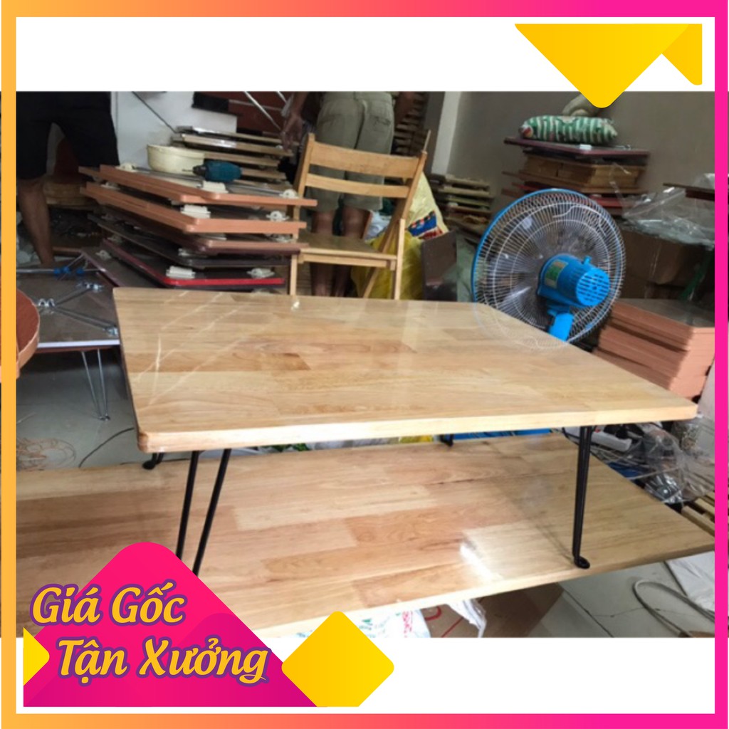 [FREESHIP EXTRA] Bàn Xếp Gỗ 60x80cm