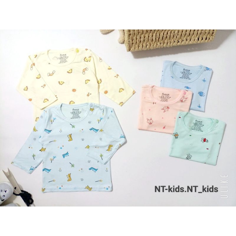 Áo thu đông dài tay cho bé 6-12kg chất thun lạnh siêu mềm mát